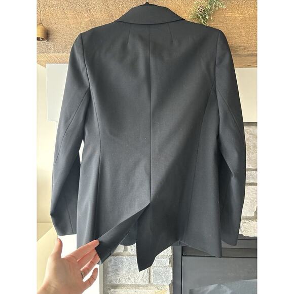 J Crew 365 Parke Blazer italian stretch wool womens 2 black J5383 Career Preppy - Picture 4 of 12